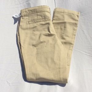Girls khaki pants size 12slim. NWT